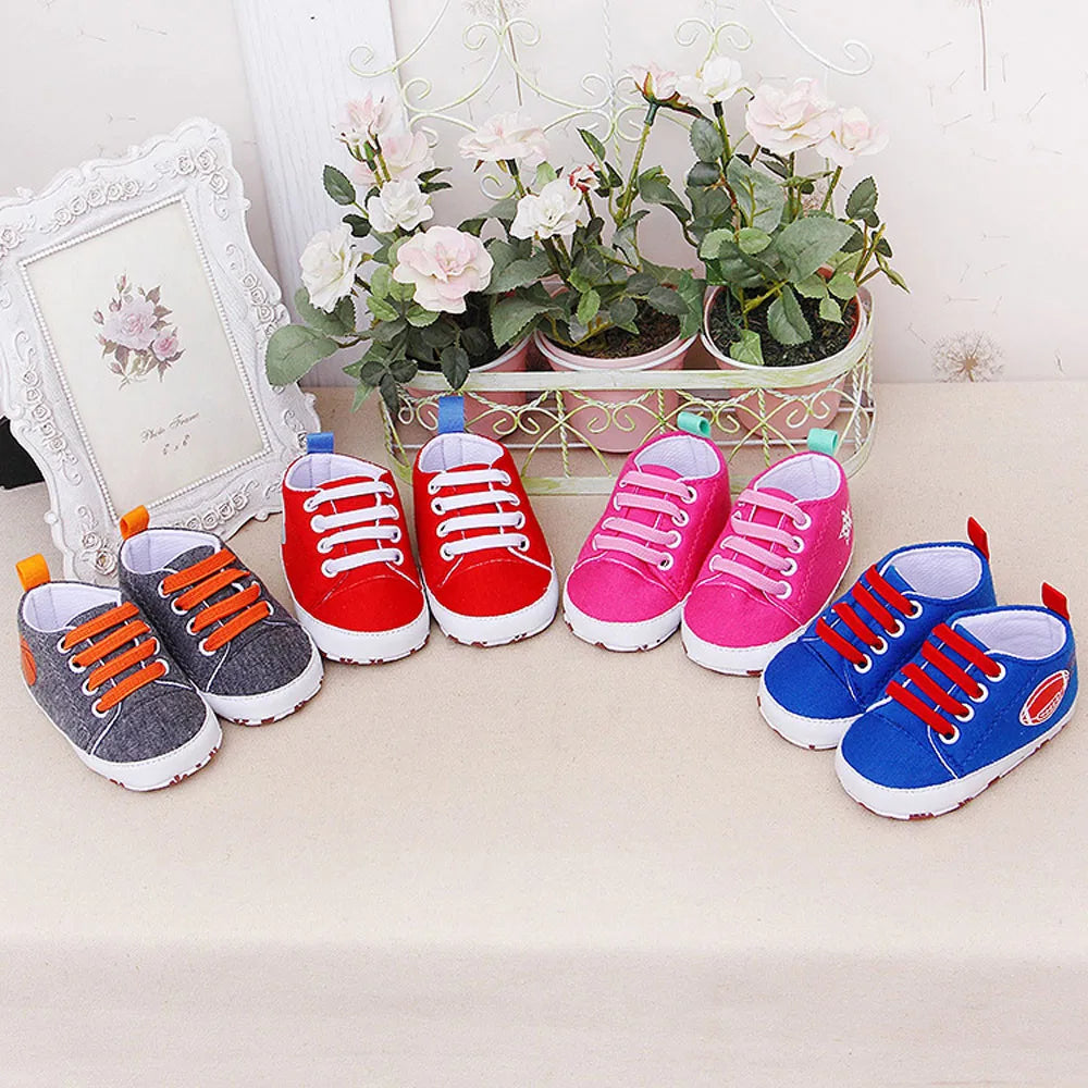 Infant Shoes Children Sports Shoes for Boys Girls Baby Toddler Kids Flats Sneakers Basketball Printed Casual Infant Soft Shoe