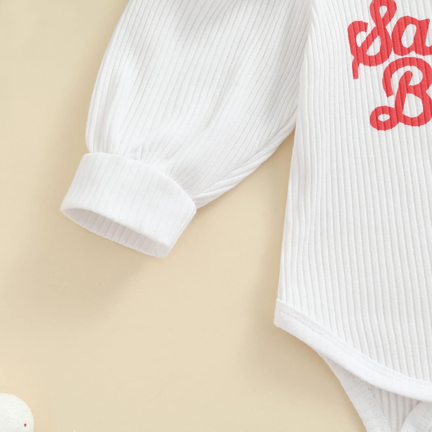 Infant Baby Girls Valentine'S Day Outfits Ruffle Long Sleeve Heart Printed Romper Jumpsuit Pants with Headband 0-24M